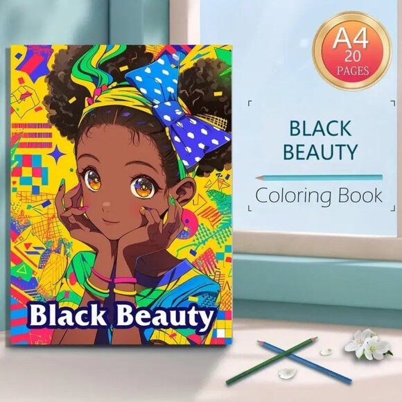 Black Beauty Coloring Book (SKU #0407) - Picture 1 of 5